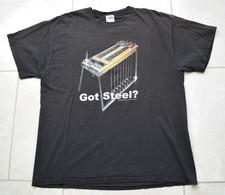 Vintage 2000 Pedal Steel Guitar Got Steel? Shirt Tee XL Country Sho-Bud Tour