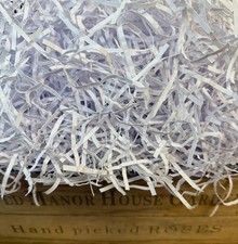 Shredded White Kraft Paper Eco Gift Hamper Filler Shred Fill MULTI WEIGHTS
