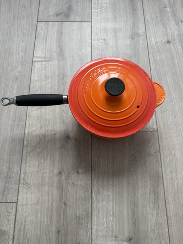 Creuset orange saucepan - creuset,