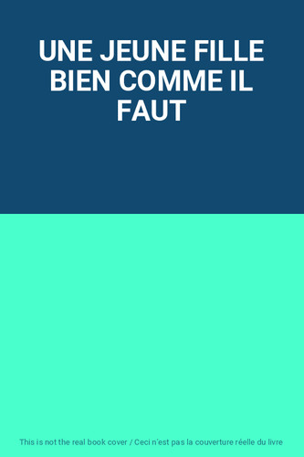 Une jeune fille - une, il