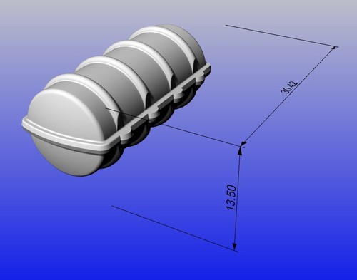 Model boat fitting liferaft - boat,
