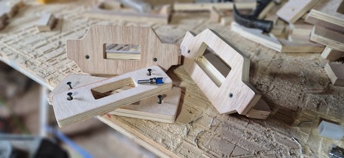 Door hinge router - jigs, 4