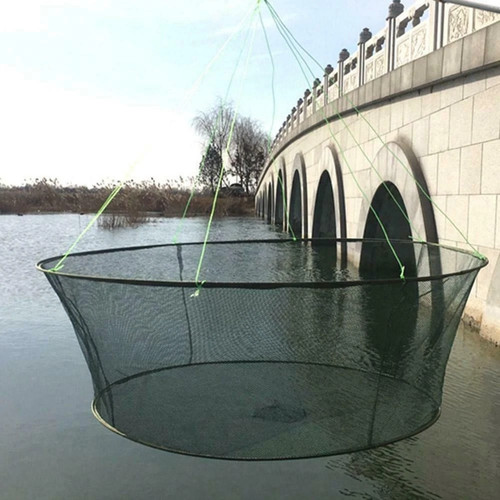 Foldable drop net - foldable, fishing