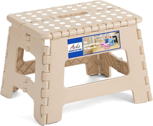 Folding step stool inch - folding,