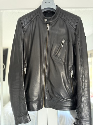 Belstaff racer black leather - belstaff,