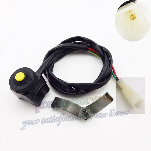 Electric open start switch - open,