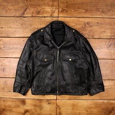 Vintage Leather Jacket L 70s