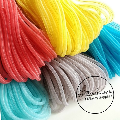 6mm tube millinery - 6mm, crin