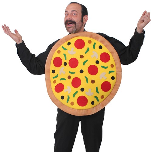 Adults pizza costume plush - costume,