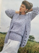 Knitting Pattern Lady's Dk