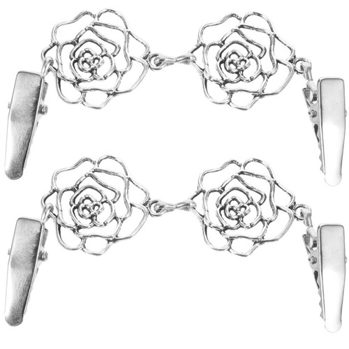 2pcs metal dress clips vintage - dress,
