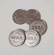 5x SEGA Arcade Token Coin