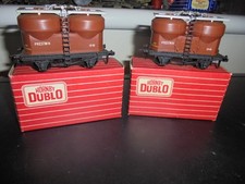 2x HORNBY DUBLO 4658 PRESTWIN SILO WAGON - BOXED - 2/3 RAIL