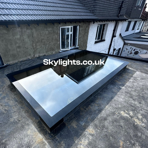 Flat roof rooflight frameless - flat,