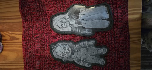 Chunky and till wooden plaques - and,