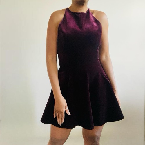 Zara purple velvet - purple,