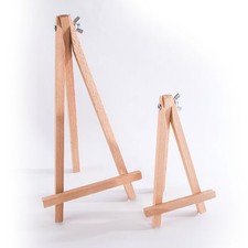 Small & Mini Wooden Easel Stand/ 15 or 25cm Table Desktop Wedding Photo Display 