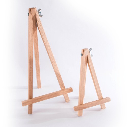 Small mini wooden easel - &,
