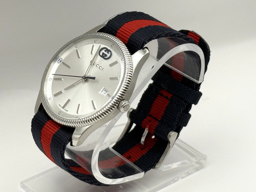 Gucci timeless silver dial - g-timeless,