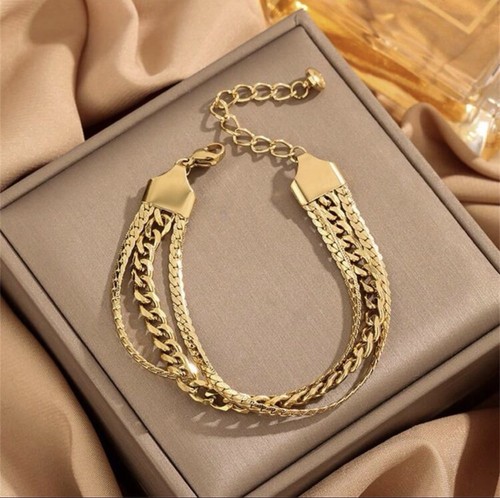 Stainless steel 18k - 18k, plated