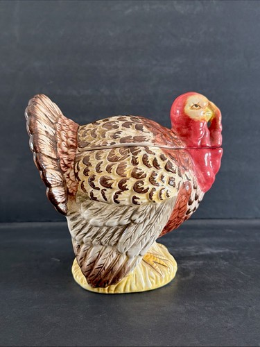 Ceramic turkey gravy - gravy, boat