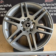 1 X MERCEDES C CLASS W204 AMG 17” ALLOY WHEEL  A2044014502 7.5J ET47 Grey FRONT