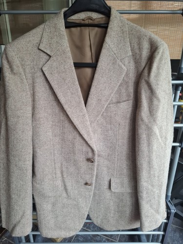 Men brown beige tweed - brown,