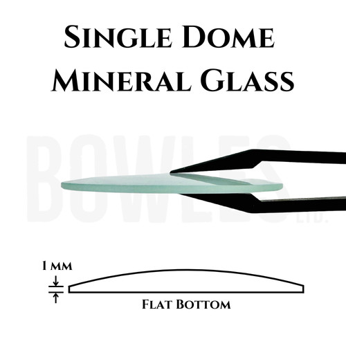 Single dome mineral - mineral, glass