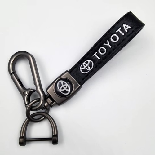 Toyota genuine leather keyring - toyota,