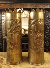 Pair Of Solid Brass WW1