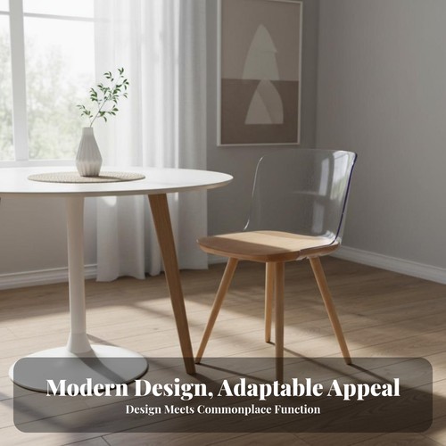 Wood frame clear chair nordic - chair,