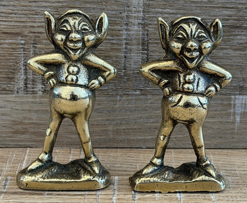 Vintage brass pixi - brass,