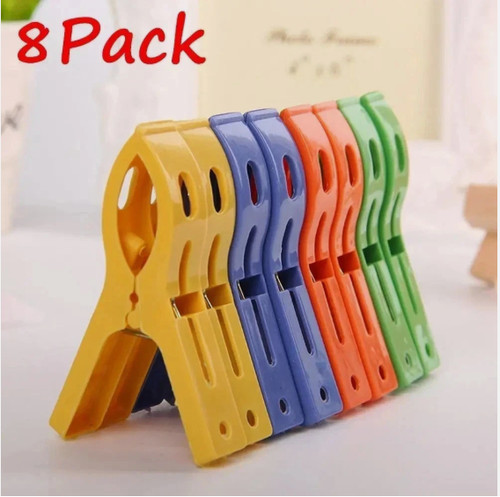 Beach towel pegs clips - towel, 8
