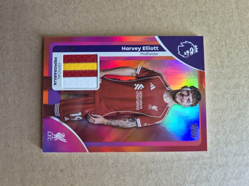 Topps harvey elliott - elliott, jersey