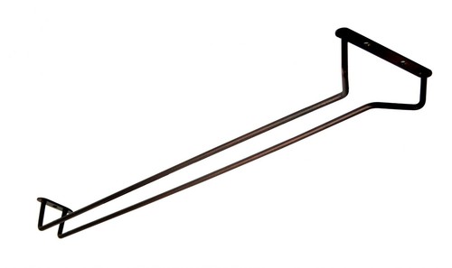 Rustic glass hanger - 24", wine