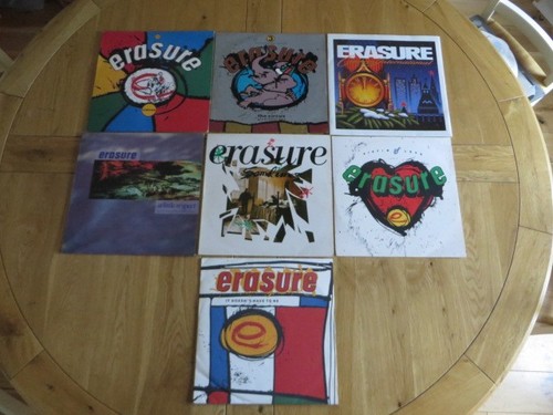 Erasure 12 vinyls - erasure, x