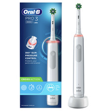 Oral-B PRO 3 3000 Cross Action Electric Toothbrush White