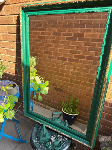Large rectangle wall mirror - wall,