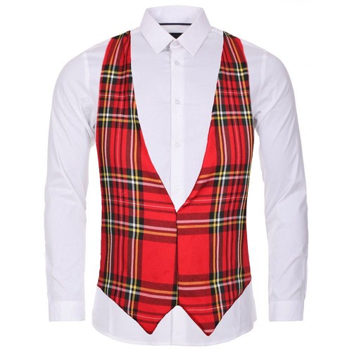 Adults tartan backless - tartan,