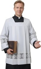 L Catholic Clergy Surplice