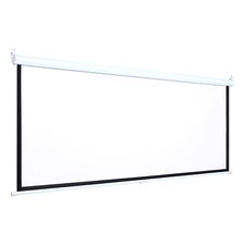 Manual Pull Down Projector Screen 4:3/ 16:9 Ceiling Wall Mount Movie Home Office