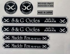 Muddy Fox S & G Cycles set