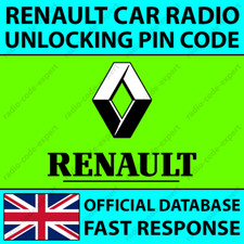 Renault radio code unlocking - radio,