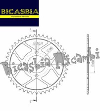 15125 - Steel Sprocket P520 -