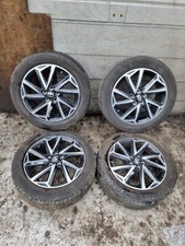 TOYOTA YARIS ALLOY WHEEL SET 195/55/R16 1.5L HYBRID ELECTRIC CVT HATCHBACK 2023