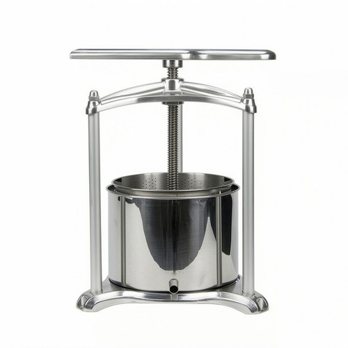 Grape press with mesh bag - with,