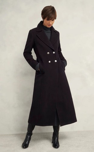 Hobbs black wool brittany - black,