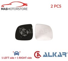 REAR VIEW MIRROR GLASS PAIR LHD ONLY ALKAR 6402948 2PCS A FOR VW TRANSPORTER V