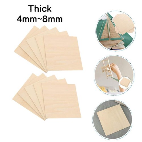 Wooden plate balsa wood - wooden,
