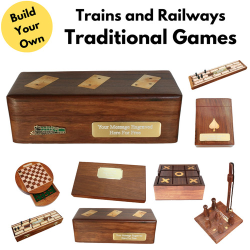 Trains and railways - and,